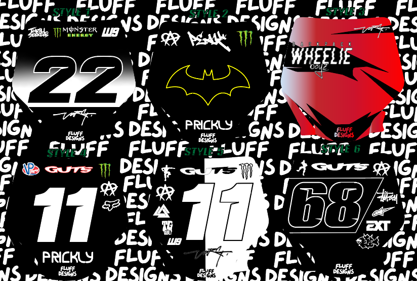 Stark Varg Front Number Plate Decal